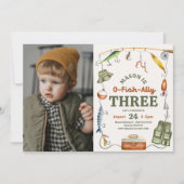 Foto Gevist 3e verjaardag uitnodiging (Voorkant)