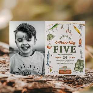 Foto Gevist 5e verjaardag uitnodiging