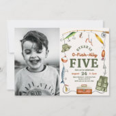 Foto Gevist 5e verjaardag uitnodiging (Voorkant)