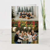 Foto gevouwen Folie vakantie Kaart (Voorkant)