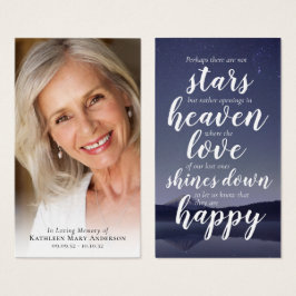 Foto Gezegde Memorial Prayer Kaart