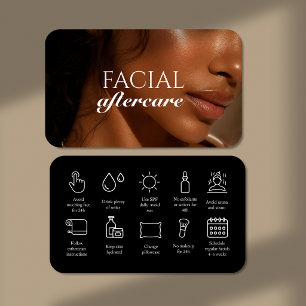 Foto Gezichtsverzorging Nazorg Cosmetische Visitek Visitekaartje