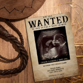  Foto Gezocht Poster Baby shower Kaart