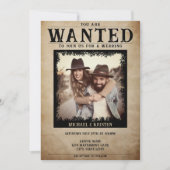  foto Gezocht Poster bruiloft Kaart (Voorkant)