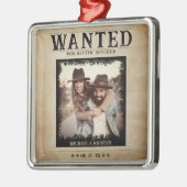  foto Gezocht Poster bruiloft kerst Metalen Ornament (Links)