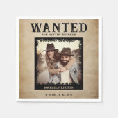  foto Gezocht Poster bruiloft Servet (Voorkant)