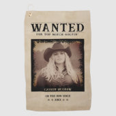  foto Gezocht Poster Grappig Golfhanddoek (Voorkant)