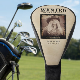  foto Gezocht Poster Grappig Golfheadcover