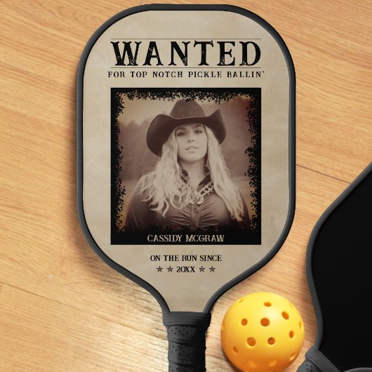 foto Gezocht Poster Grappig Pickleball Paddle