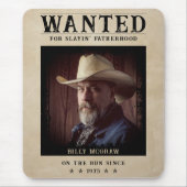  foto Gezocht Poster Grappige Vaderdag Muismat (Voorkant)