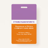 Foto Gezondheid Emotionele support voor elke kleur Badge (Achterkant)