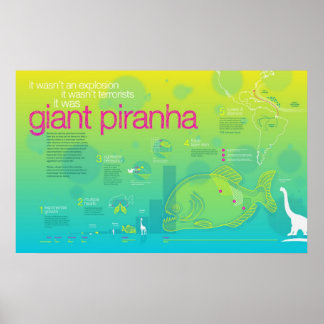 Foto: Giant Piranha Poster