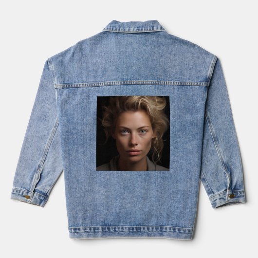 Foto Gift Custom Denim Jacket (Achterkant)