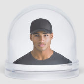 Foto Gift Custom Holiday Sneeuwbol (Voorkant)