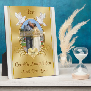 Foto, Gift for 50th Marriage Jubileum, Plaques Fotoplaat