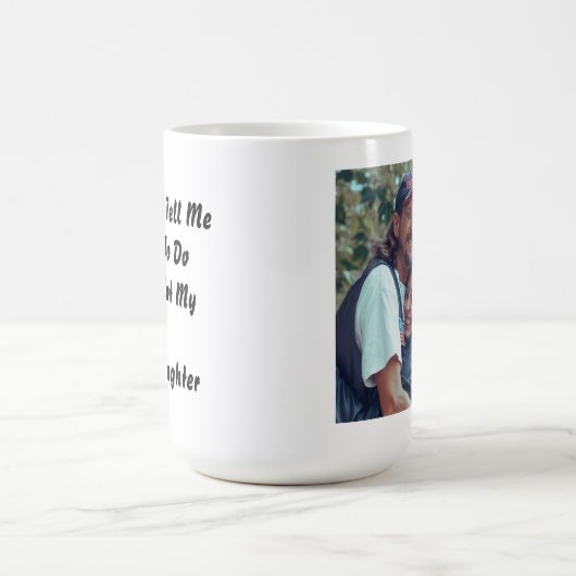 Foto Gift voor opa van kleindochter Xmas Koffiemok (Center)