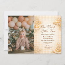 Foto Gingham Kaneelbroodje Kleine Broodje 1e Verja
