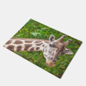 Foto Giraffe Portrait Deurmat (Schuin)