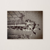 Foto Giraffe - stijl Legpuzzel (Horizontaal)