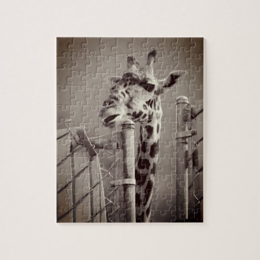Foto Giraffe - stijl Legpuzzel (Verticaal)