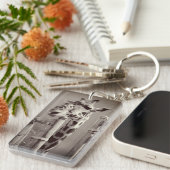 Foto Giraffe - stijl Sleutelhanger (Voorkant Rechts)
