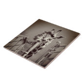 Foto Giraffe - stijl Tegeltje (Zijkant)