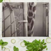 Foto Giraffe - stijl Theedoek (Gevouwen)