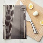 Foto Giraffe - stijl Theedoek (Quarter Fold)