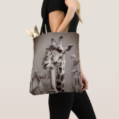 Foto Giraffe -  stijl Tote Bag (Dichtbij)