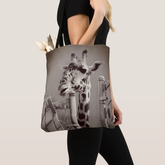 Foto Giraffe -  stijl Tote Bag (Dichtbij)