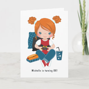 Foto Girl Game Night Video Game