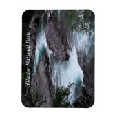 Foto Glacier National Park Stream Magneet (Verticaal)