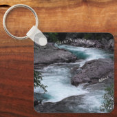 Foto Glacier National Park Stream Sleutelhanger (Voorkant)