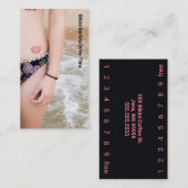 Foto Glimlach Bikini Coffee Drive-Thru Loyalty Kaa (Voorkant / Achterkant)