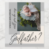 Foto Godfather-voorstel Wijnlabel Wijn Etiket (Enkel label)