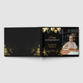 Foto Gold Balloon Happy Retirement Gastenboek (Volledig)
