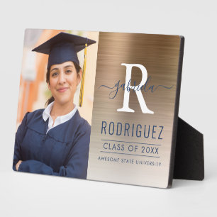 Foto Gold Donk Blue Metallic Afstuderen Keepomwill Fotoplaat