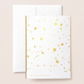 Foto Gold Foil Wedding Invitation Folie Kaarten (Met envelop)