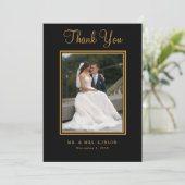 Foto Gold Script op Black Weddenschap Hartelijk da (Staand voorkant)