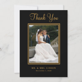 Foto Gold Script op Black Weddenschap Hartelijk da