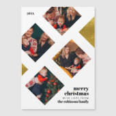 Foto & Gold Squares | Kerstfeestdag (Voorkant)