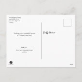 Foto Gold Tree Collage Merry kerst 2020 Feestdagenkaart (Achterkant)