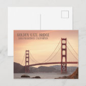 Foto Golden Gate Bridge San Francisco, Californië Briefkaart (Voorkant / Achterkant)