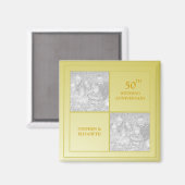 Foto Golden Jubileum van verleden & Cadeau Magneet (Voorkant / Achterkant)