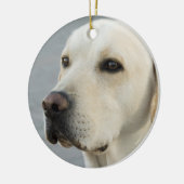 Foto Golden Labrador Retriever Keramisch Ornament (Links)