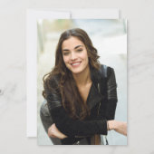 Foto Golden Red Nursing School Graduparty Kaart (Achterkant)