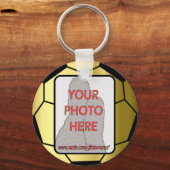  foto Golden Voetbal Sleutelhanger (Achterkant)