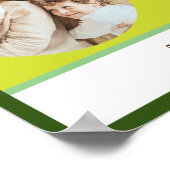 Foto Golf Best Dad Ever Cool Modern Fathers Day Poster (Hoek)