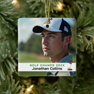 Foto Golf Player Golf Champs 20XX Keramisch Ornament