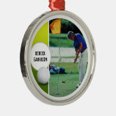 Foto Golf Player |  Metalen Ornament (Rechts)